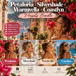Petaloria + Silvershade + Warmvella + Coastlyn — Presets Bundle